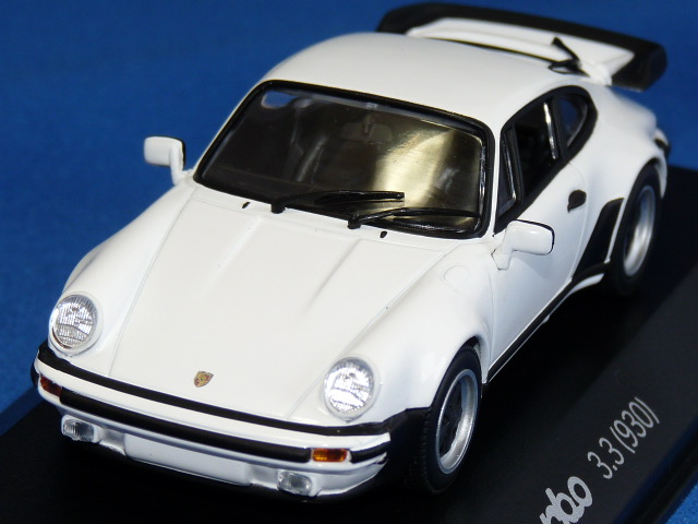 ミニチャンプス製 （ディーラー特注） 1/43 ポルシェ 911 (930) ターボ 3.3 （ホワイト） 限定500台