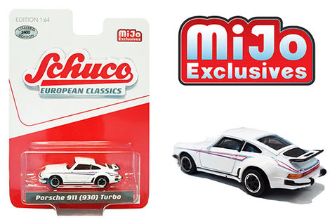シュコー （北米限定/Mijo特注） 1/64 ポルシェ 911 (930) ターボ （ホワイト）