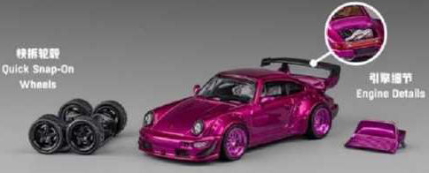 CM Model （インドネシア限定） 1/64 ポルシェ 964 （パープルメタ）