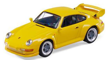 ★予約品★ シュコー 1/64 ポルシェ 911 (993) GT2 1995 （イエロー）