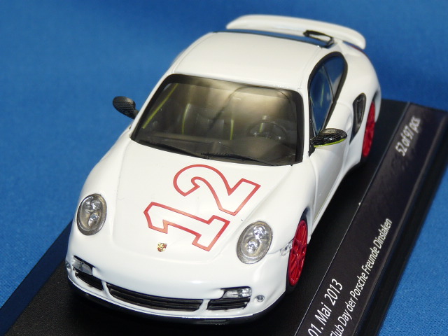 ミニチャンプス製 （ポルシェ・クラブ2013 特注） 1/43 ポルシェ 911 (997) ターボ S ”Edition 918 Spyder” （ホワイト） 限定97台