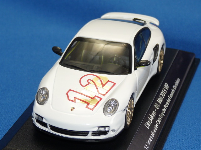 ミニチャンプス製 （ポルシェ・クラブ2013 特注） 1/43 ポルシェ 911 (997) ターボ S ”Edition 918 Spyder” （ホワイト） VIP