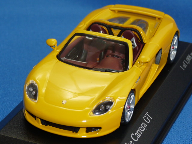 ミニチャンプス 1/43 ポルシェ カレラ GT 2003 （イエロー）