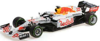 ★予約品★ ミニチャンプス 1/64 レッドブル レーシング ホンダ RB16B 2021 トルコGP 2位 No.33 （M.フェルスタッペン/フィギュア付）