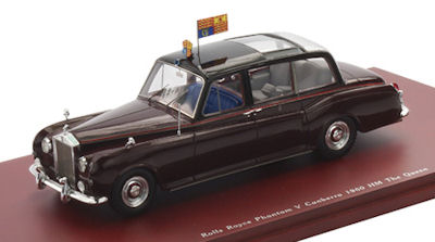 トゥルースケール 1/43 ロールスロイス ファントム Ｖ Canberra 1960 The Queen