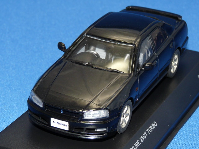 京商 1/43 ニッサン スカイライン 25GT ターボ ニスモホイール （ブラック）
