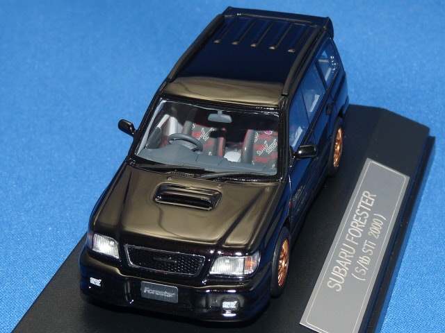 ハイストーリー 1/43 スバル フォレスター S/tb-STi 2000 （ブラックマイカ）