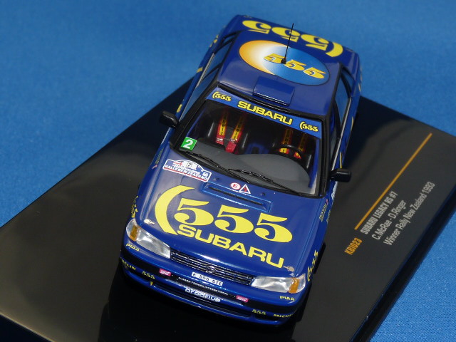 イクソ 1/43 スバル レガシィ RS 1993 ニュージーランド・ラリー 優勝 No.7 ５５５カラー