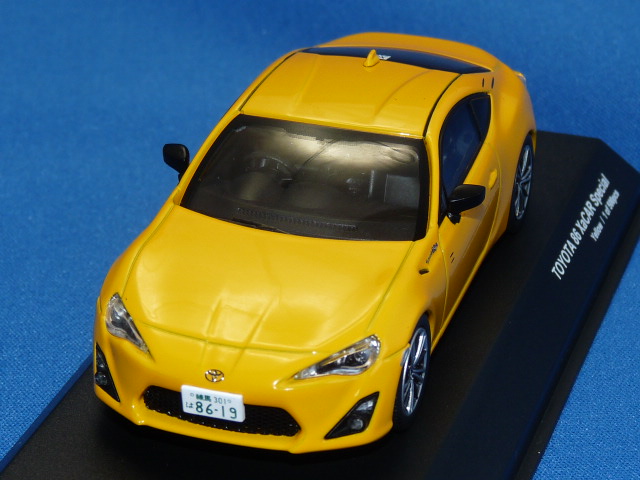 京商 （Ｊコレクション） 1/43 トヨタ 86 ”XaCAR” スペシャル （イエロー） 限定500台