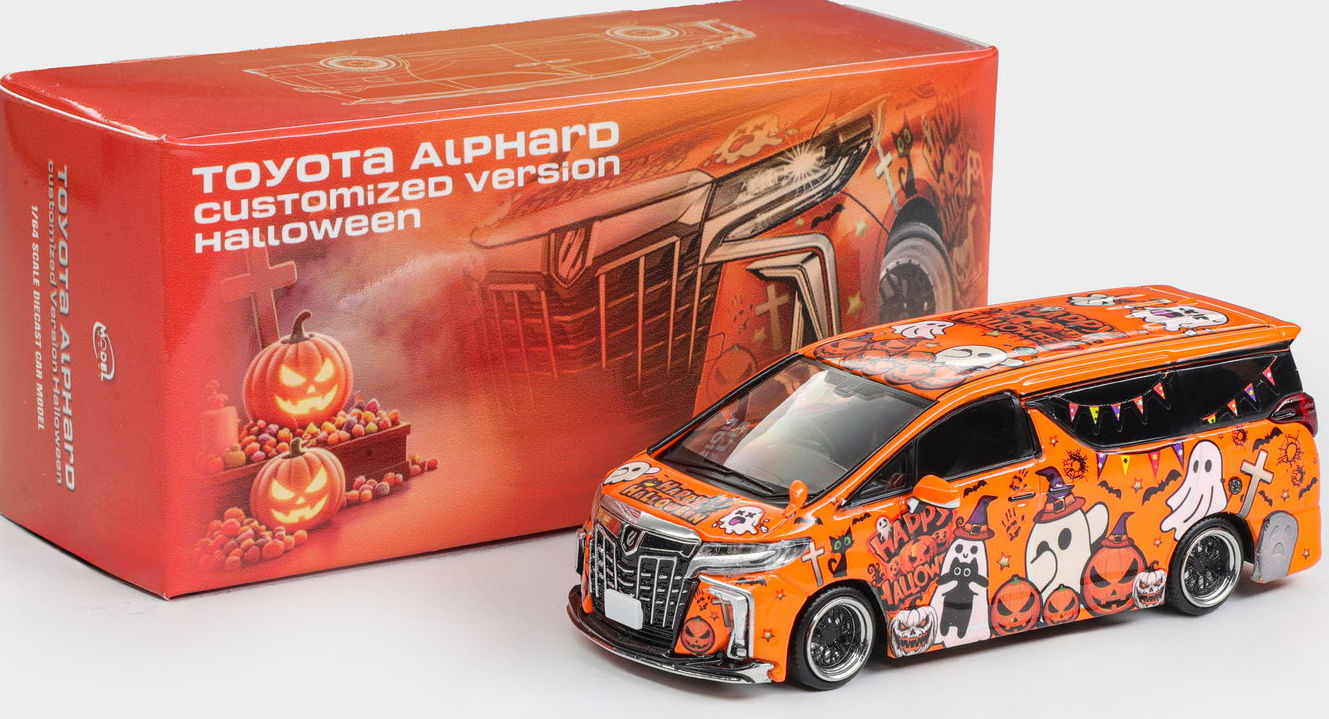 ★予約品★ ModelModel 1/64 トヨタ アルファード Customized Version （ハロウィン）