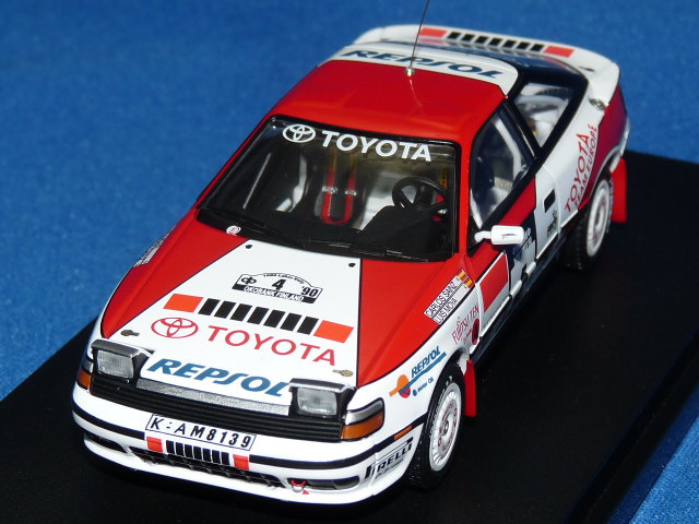 ミラージュ 1/43 トヨタ セリカ GT-Four 1990 1000湖ラリー No.4