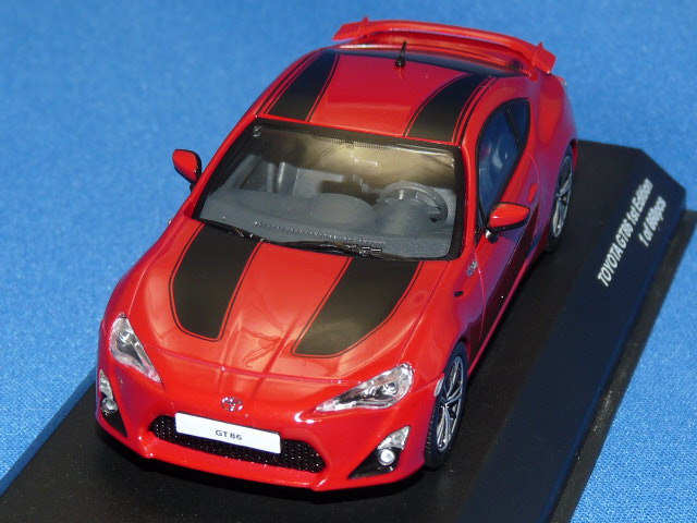 京商 （Ｊコレクション） 1/43 トヨタ GT86 1st エディション （ライトニングレッド） 限定860台