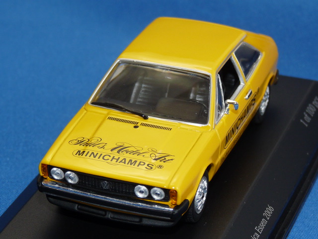 ミニチャンプス製 （テクノクラシカ2006 限定） 1/43 フォルクスワーゲン シロッコ 1974 （イエロー） 限定100台