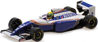 ★予約品★ ミニチャンプス 1/64 ウィリアムズ ルノー FW16 1994年3月2日 ポールリカール テスト/A.セナ
