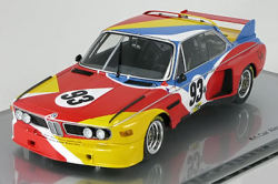 ミニチャンプス製 （ディーラー特注） 1/18 BMW 3.0 CSL (E9) アートカー Alexander Calder ミュージアムエディション