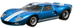グリーンライト 1/43 フォード GT40 1996 （ブルー/ホワイト・ストライプ） 2011 ワイルドスピード・メガマックス
