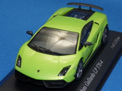 ミニチャンプス 1/43 ランボルギーニ ガヤルド LP570-4 スーパーレジェーラ 2010 （グリーンメタ）