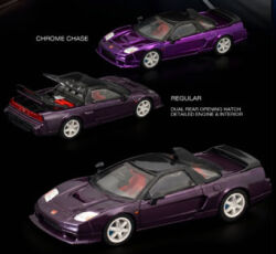 ★予約品★ PopRace （Enigma特注） 1/64 ホンダ NSX-R GT （スペクトラフレイムパープル）