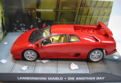 イクソ製 1/43 ランボルギーニ ディアブロ （レッド） 007 ジェームスボンド・コレクション No.39