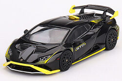 MiniGT 1/64 ランボルギーニ ウラカン STO （ブラックメタ） (LHD)