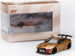 MiniGT （香港限定） 1/64 LB☆WORKS ニッサン GT-R (R35) Type 1 RearWing Ver.1 （マジックブロンズ） RHD