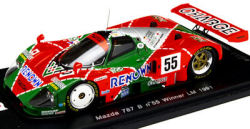スパーク （日本向特注） 1/43 マツダ 787B 24h ル・マン 優勝20周年記念 デモンストレーションラン仕様 No.55