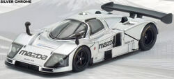 ★予約品★ PopRace （TokyoStation特注） 1/64 マツダ 787B テストカー （シルバークローム）