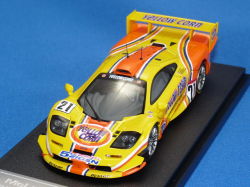 エブロ （hpi-racing コラボモデル） 1/43 マクラーレン F1 GTR 2001 JGTC No.21 (YELLOW CORN)