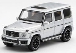★予約品★ MiniGT 1/64 メルセデス AMG G63 （シルバーメタ） （ハンドル2種）