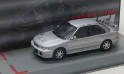 ダイキャストクラブ （GTI Collection） 1/43 ミツビシ ランサー エボリューション I 1992 （シルバーメタ）