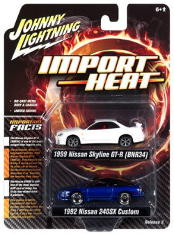 ジョニーライトニング 1/64 2-Pack Special ”Import Heat （ニッサン） セット”