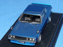 イグニッション 1/43 ニッサン スカイライン 2000GT-R (KPGC110) （ブルー）