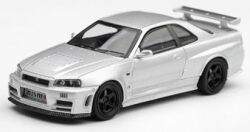 ★予約品★ MiniGT 1/64 ニッサン スカイライン GT-R (R34) nismo Z-tune （シルバー） (RHD)