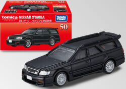 トミカ （トミカプレミアム 50） 1/63 ニッサン ステージア 発売記念仕様 （黒）
