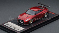 イグニッション 1/64 PANDEM R35 GT-R （レッドメタ）