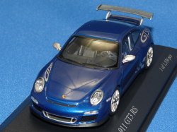 ミニチャンプス 1/43 ポルシェ 911 (997/セカンド) GT3RS 2010 （ブルーメタ）