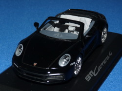 ミニチャンプス製 （ディーラー特注） 1/43 ポルシェ 911 (992) カレラ 4 カブリオレ （ブラック）