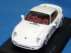 ミニチャンプス 1/43 ポルシェ 911 (993) ターボ 1995 （ホワイト）