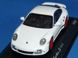 ミニチャンプス製 （ポルシェ・デザイン特注） 1/43 ポルシェ 911 (997/2) ターボS （ホワイト） ジャパン・エディション 限定33台