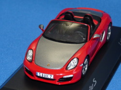 スパーク製 （ポルシェ特注） 1/43 ポルシェ ボクスター S (981) Personally built for 7 （レッド） 限定500台