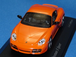 ミニチャンプス 1/43 ポルシェ ケイマン S 2008 （オレンジ）
