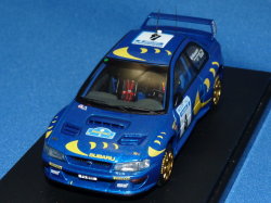 hpi-racing 1/43 スバル インプレッサ WRC 1997 スウェディッシュ・ラリー No.4