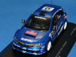 イクソ （model-car.com特注） 1/43 スバル インプレッサ WRX STI 2009 ラリーGB No.33 新井敏弘