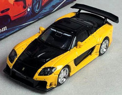 ピーコ 1/64 Veilside マツダ RX-7 (FD3S) Fortune （イエロー/ブラック）