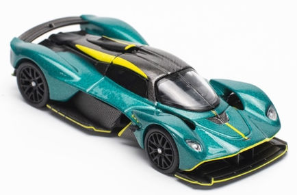 バンダイ　アストン・マーチン　希少　ブリキ PopRace 1/64 アストンマーチン ヴァルキリー （ビリジアングリーン）