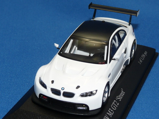 ミニチャンプス 1/43 BMW M3 GT2 (E92) ストリート 2009 （ホワイト）