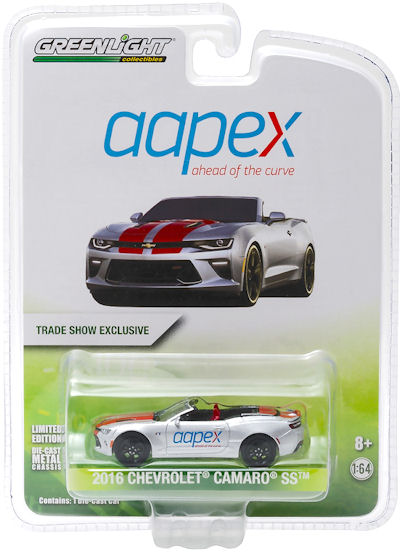 グリーンライト 1/64 シボレー カマロ SS コンバーチブル 2016 aapex