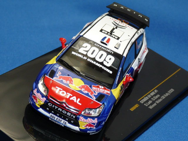 イクソ 1/43 シトロエン C4 WRC No.1 優勝 Wales GB ラリー 2009