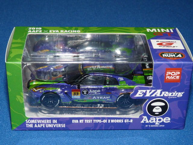 MiniGT （EVA Racing 特注） 1/64 エヴァ RT TEST TYPE-01 X WORKS GT