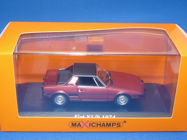 マキシチャンプス 1/43 フィアット X1/9 1974 （レッド）